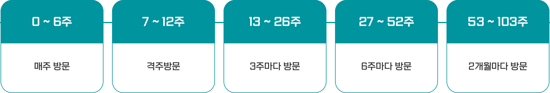 지속방문 프로그램 일정